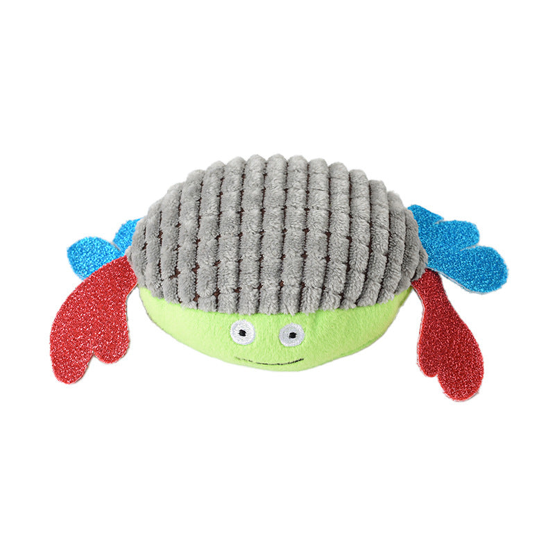 Crab Dog Toy with Squeaker