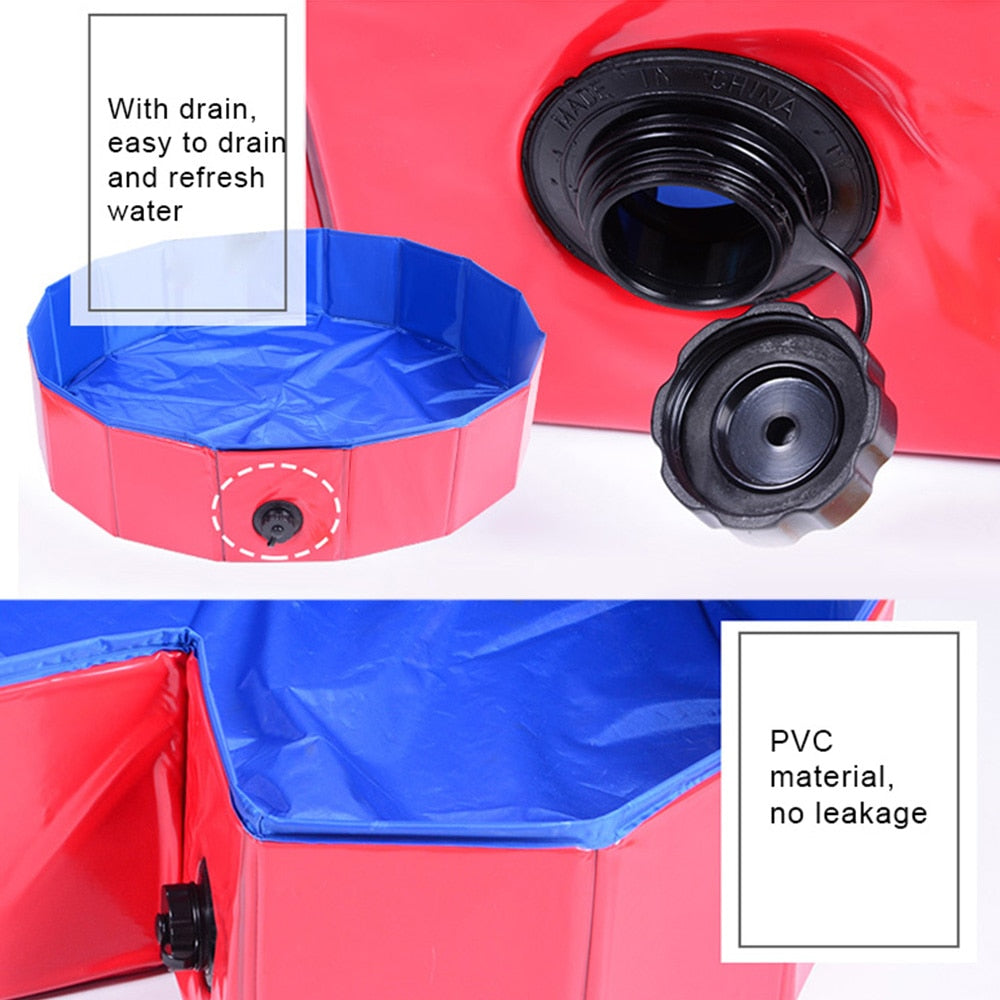Foldable Dog Pool / Pet Bath