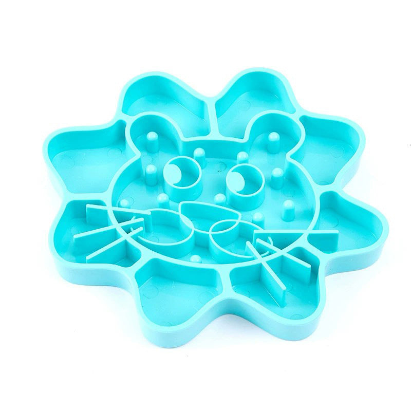 Cat Face Slow Food Bowl, Anti Choking Dog / Cat Bowl