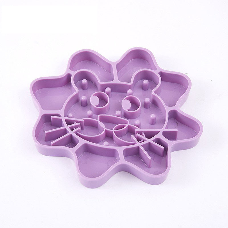 Cat Face Slow Food Bowl, Anti Choking Dog / Cat Bowl