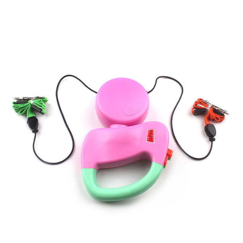 Anti-Winding Double-Headed Traction Rope for Small and Medium Dogs