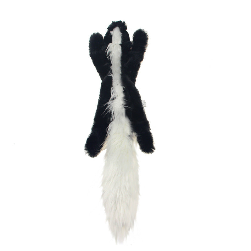 Animal Themed, No Stuffing Dog Toy, Crinkle, Squeaker