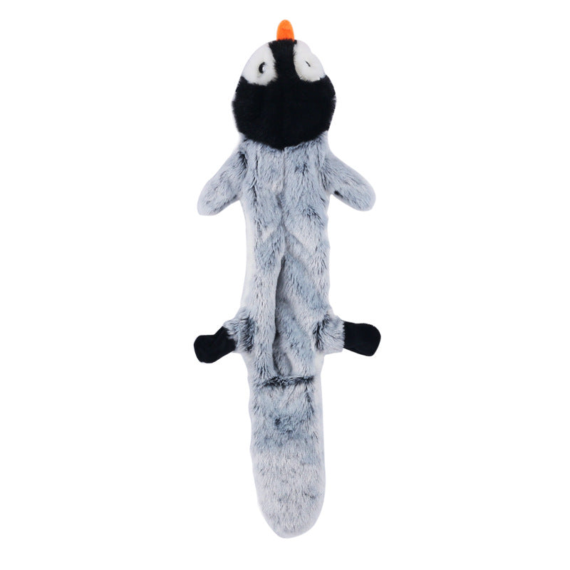 Animal Themed, No Stuffing Dog Toy, Crinkle, Squeaker