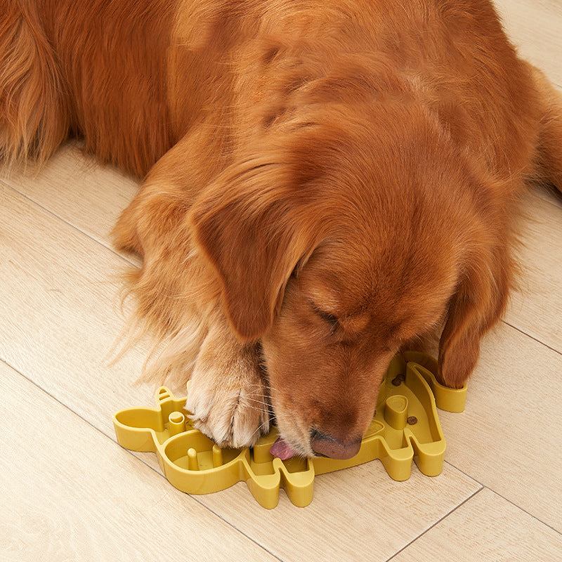 Anti-Choking Slow Feeding Cow Shaped Dog Dish