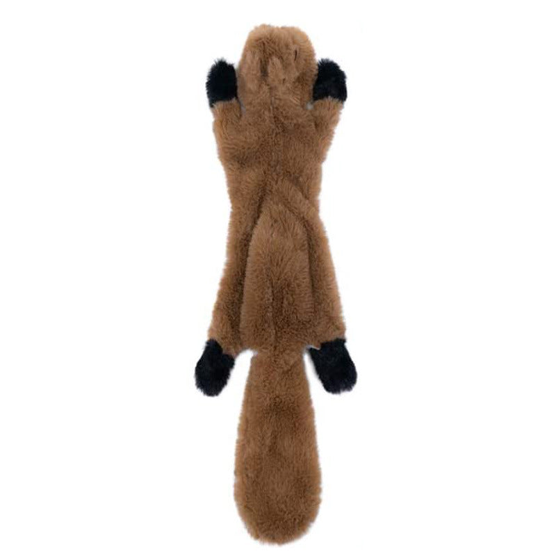 Animal Themed, No Stuffing Dog Toy, Crinkle, Squeaker