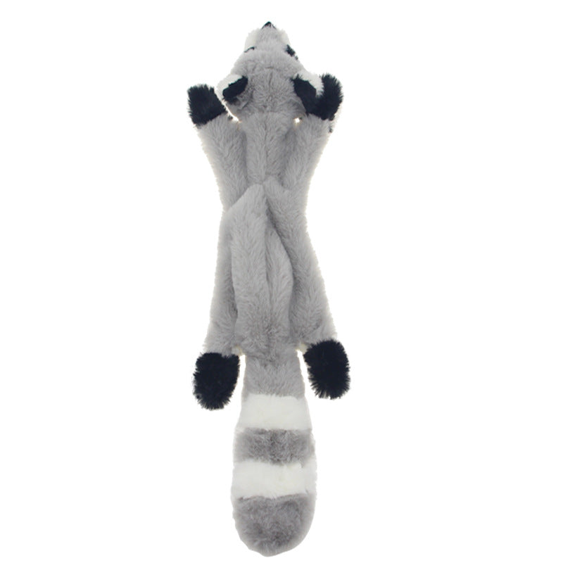 Animal Themed, No Stuffing Dog Toy, Crinkle, Squeaker