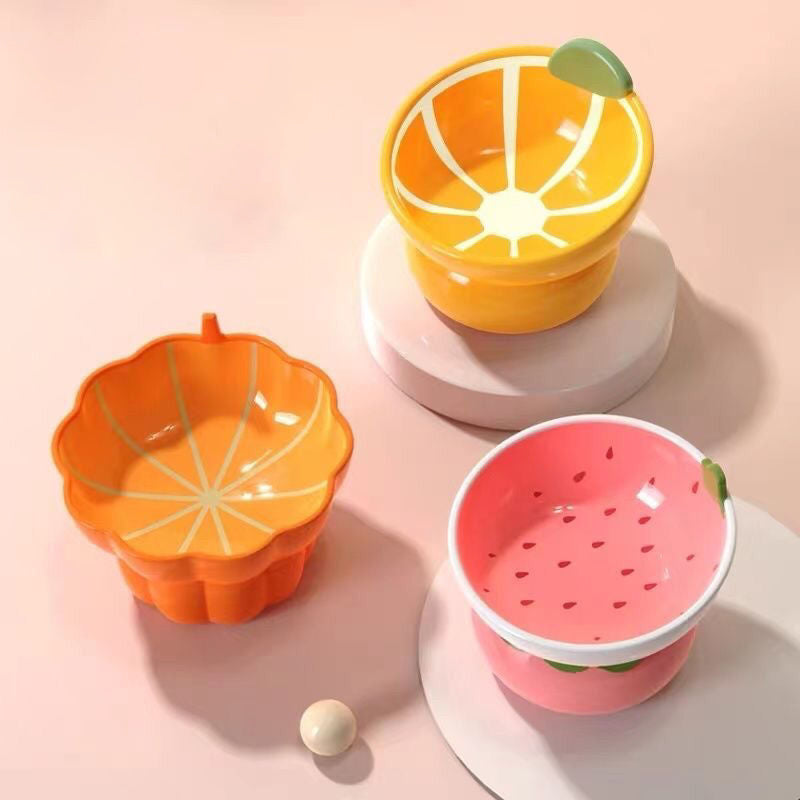 Fruit Themed Ceramic Pet Bowls