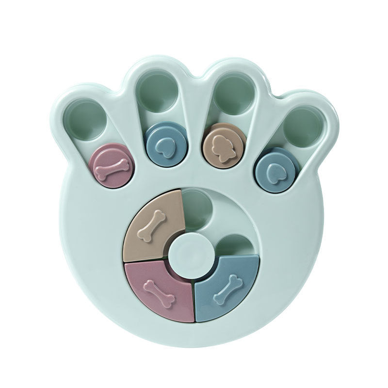 Claw Print Dog Toy, Pet Puzzle Slow Food Toy