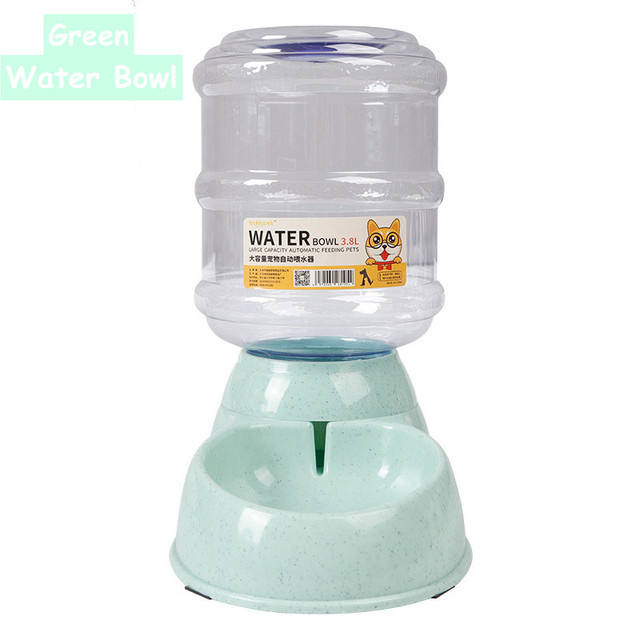Large Capacity 3.8L Pet Feeder, Automatic Water Basin