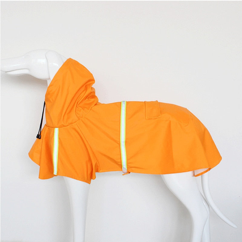 High Visibility Reflective Dog Raincoat