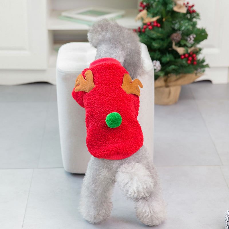 Christmas Fleece Dog Sweaters