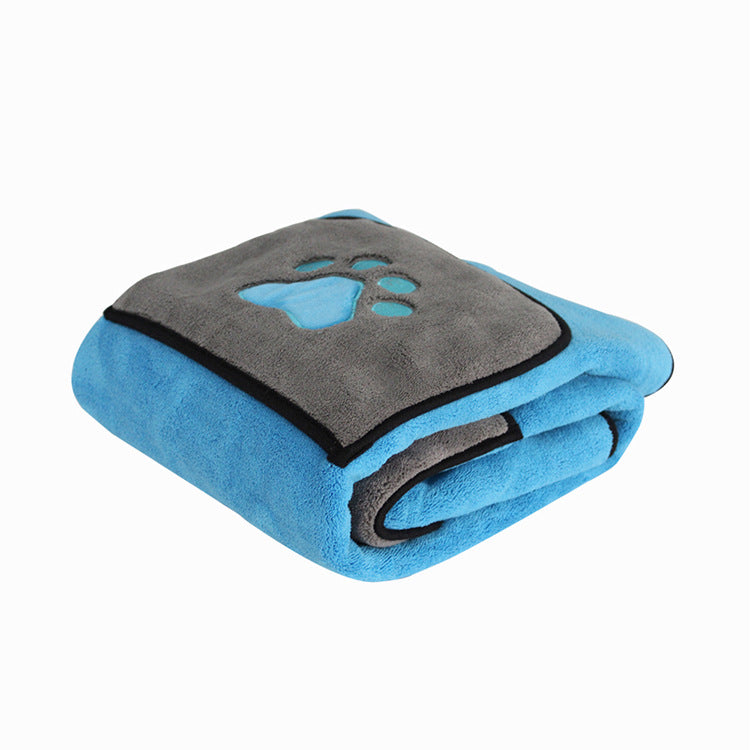 Double-Sided Absorbent Dog Bath Towel