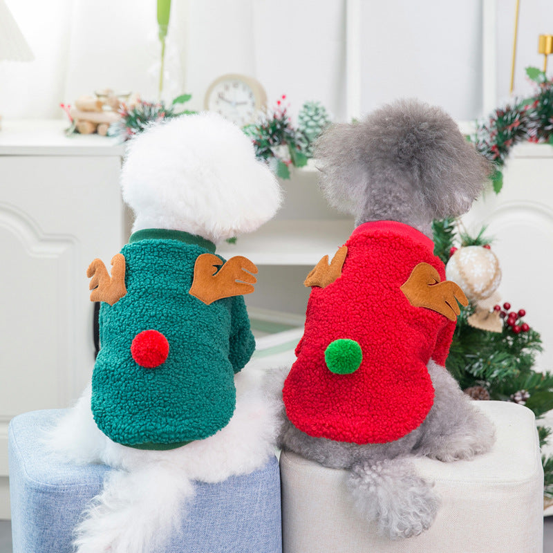 Christmas Fleece Dog Sweaters