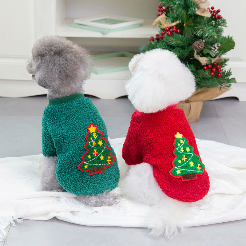 Christmas Fleece Dog Sweaters