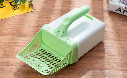 Cat Litter Shovel with Basin