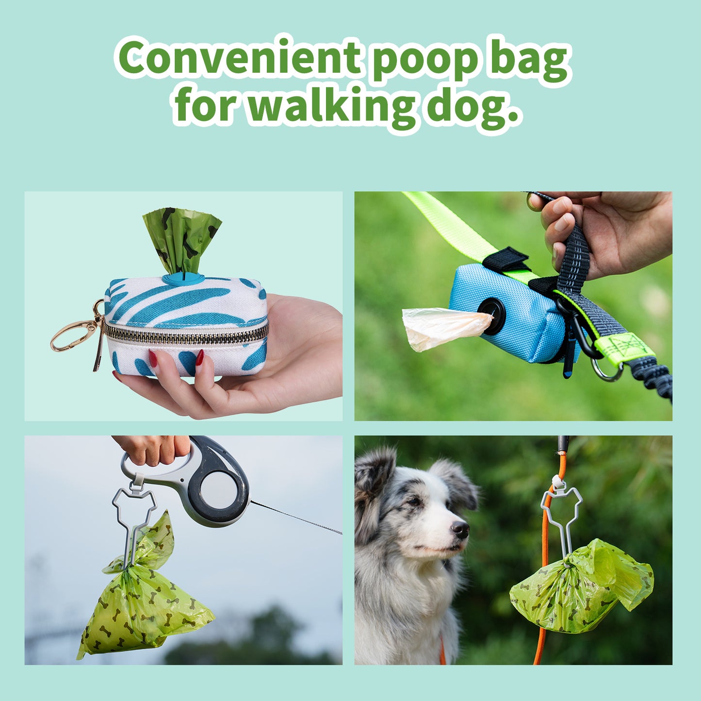 EPI Dog Poop Bags, Poop Bag Dispenser