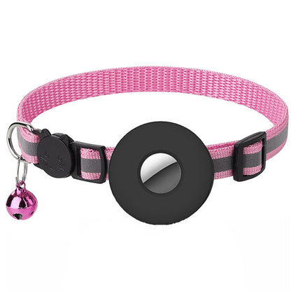 Airtag Reflective Cat Collar with Bell