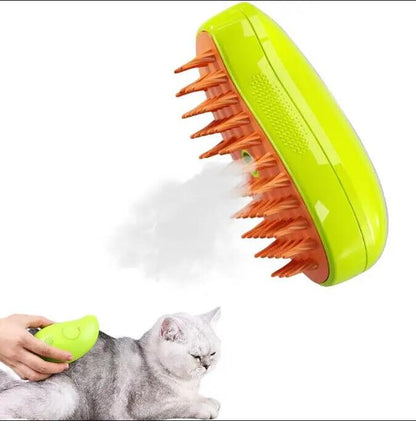 3 in 1 Self-Cleaning Massage Steam Pet Brush