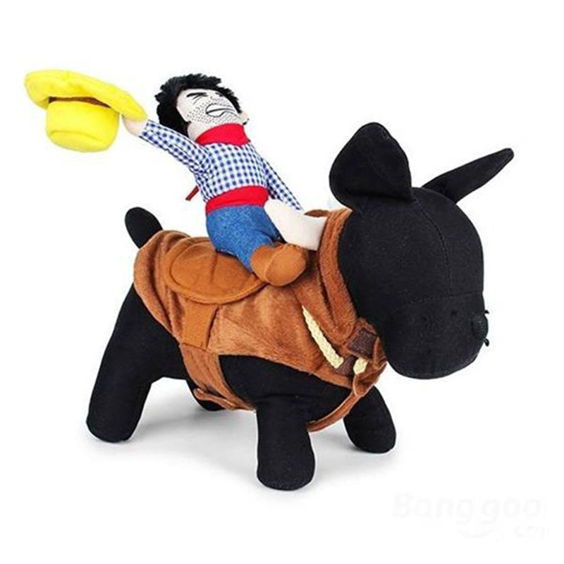 Cowboy Riding Dog Costume