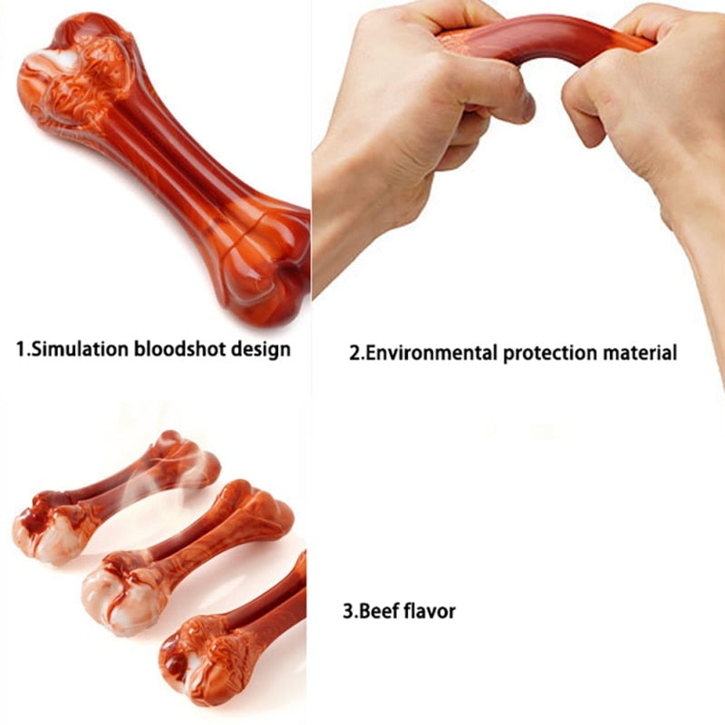 Durable Non-Toxic Food Grade Rubber Dog Bone