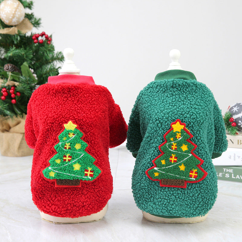 Christmas Fleece Dog Sweaters