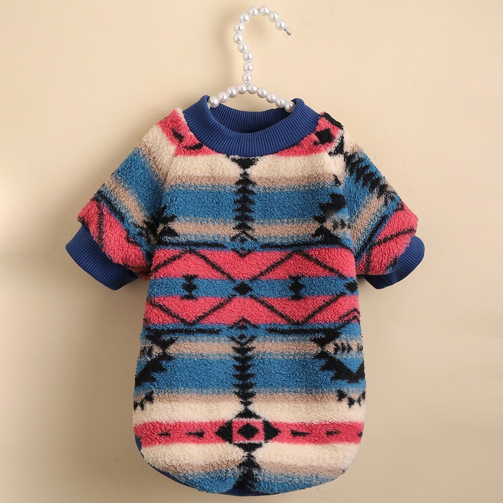 Native American Print Dog Sweater