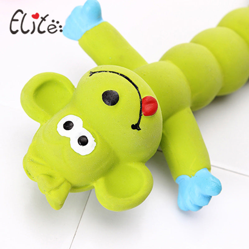 Latex Cartoon Shaped Molar Stick Dog Toy