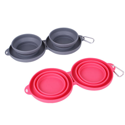 Folding Silicone Travel Pet Bowl