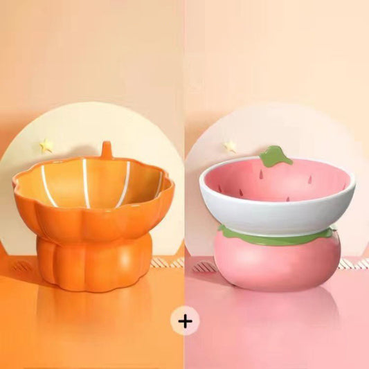 Fruit Themed Ceramic Pet Bowls