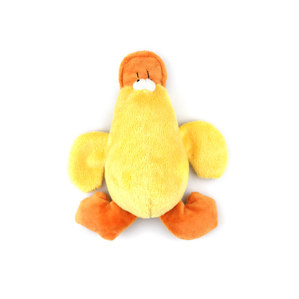 Duckling and Chick Dog Chew Toy with Squeaker