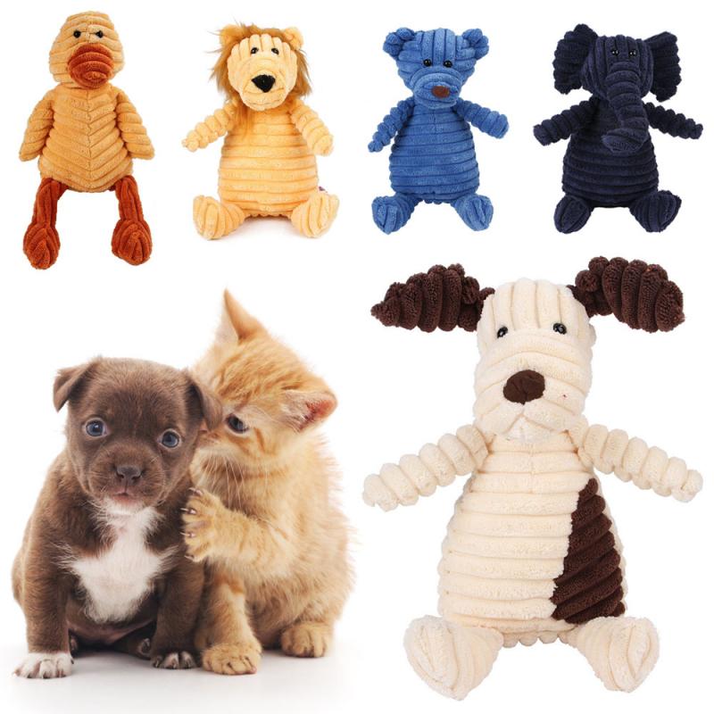 Animal Themed Dog Chew Toys with Squeaker