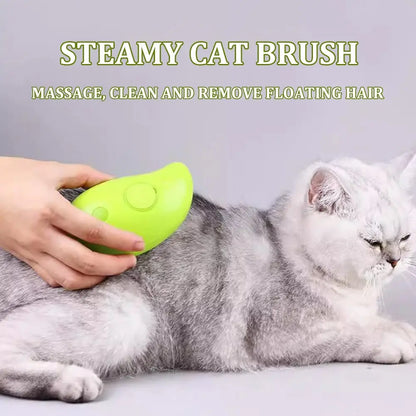 3 in 1 Self-Cleaning Massage Steam Pet Brush