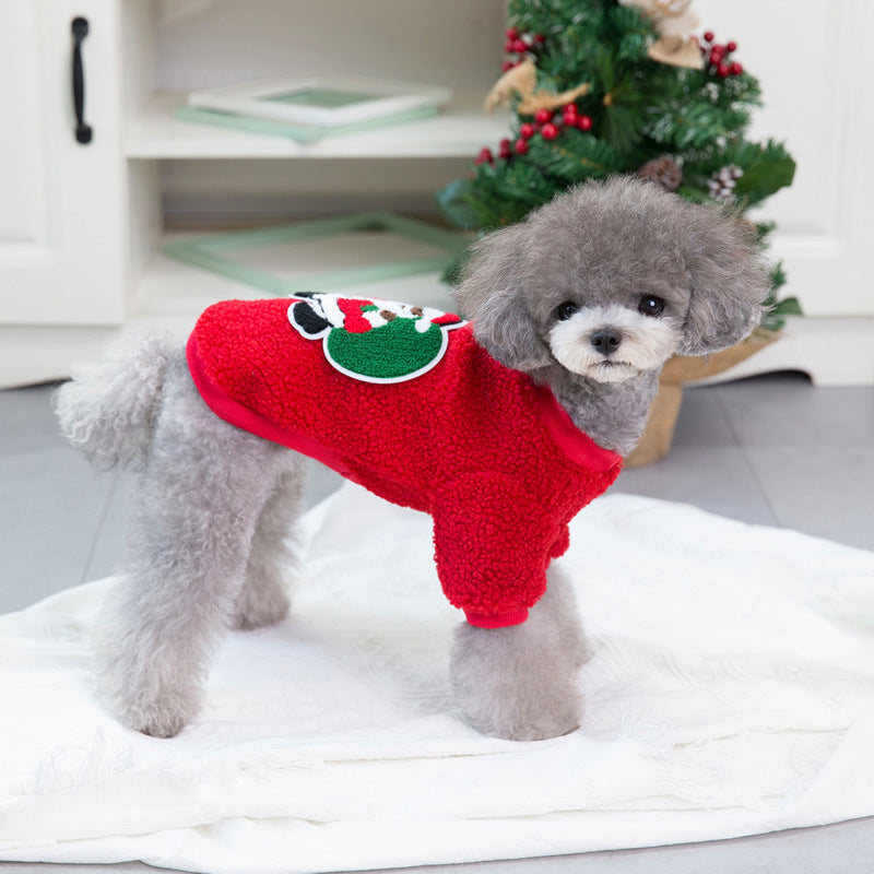 Christmas Fleece Dog Sweaters