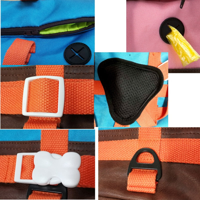 Dog Harness, Backpack, Snack Bag