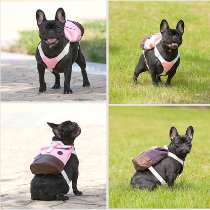 Dog Harness, Backpack, Snack Bag